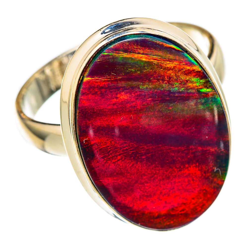 Aura Opal Rings handcrafted by Anasilvercos - RING103832