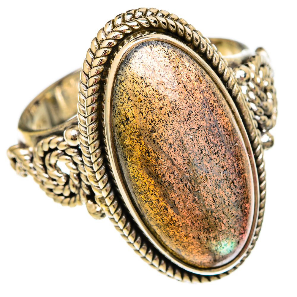 Labradorite Rings handcrafted by Anasilvercos - RING103868