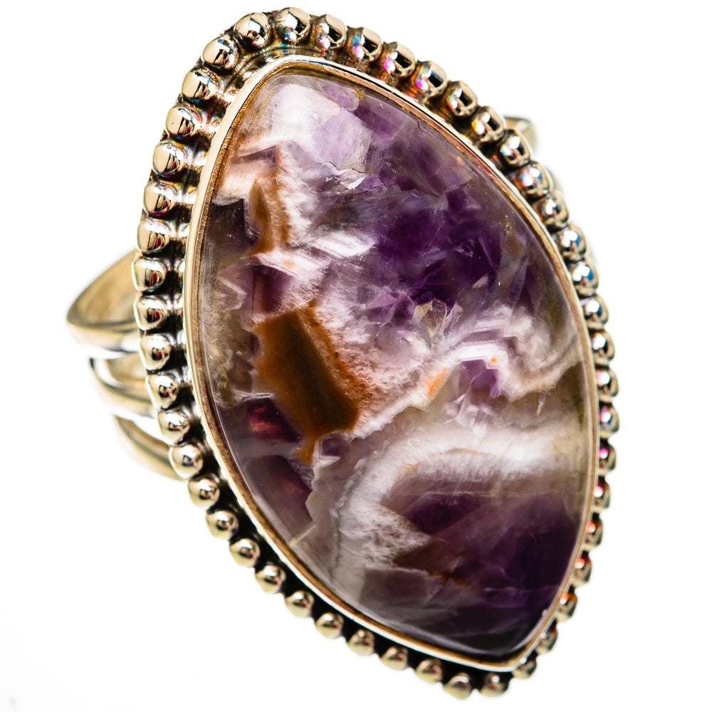 Chevron Amethyst Rings handcrafted by Anasilvercos - RING103877 - Photo 2
