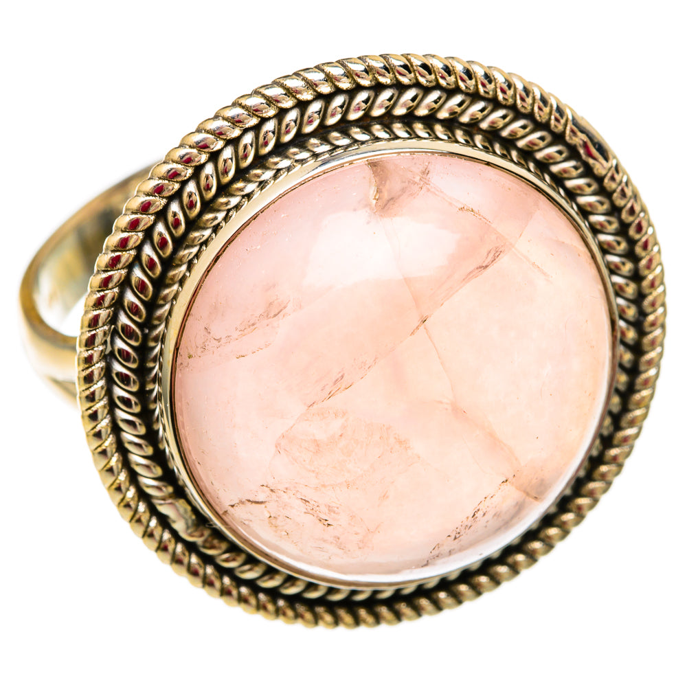 Rose Quartz Rings handcrafted by Anasilvercos - RING103890 - Photo 2