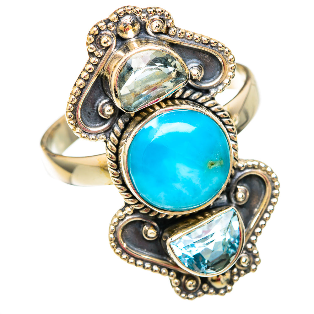Larimar Rings handcrafted by Anasilvercos - RING103899 - Photo 2