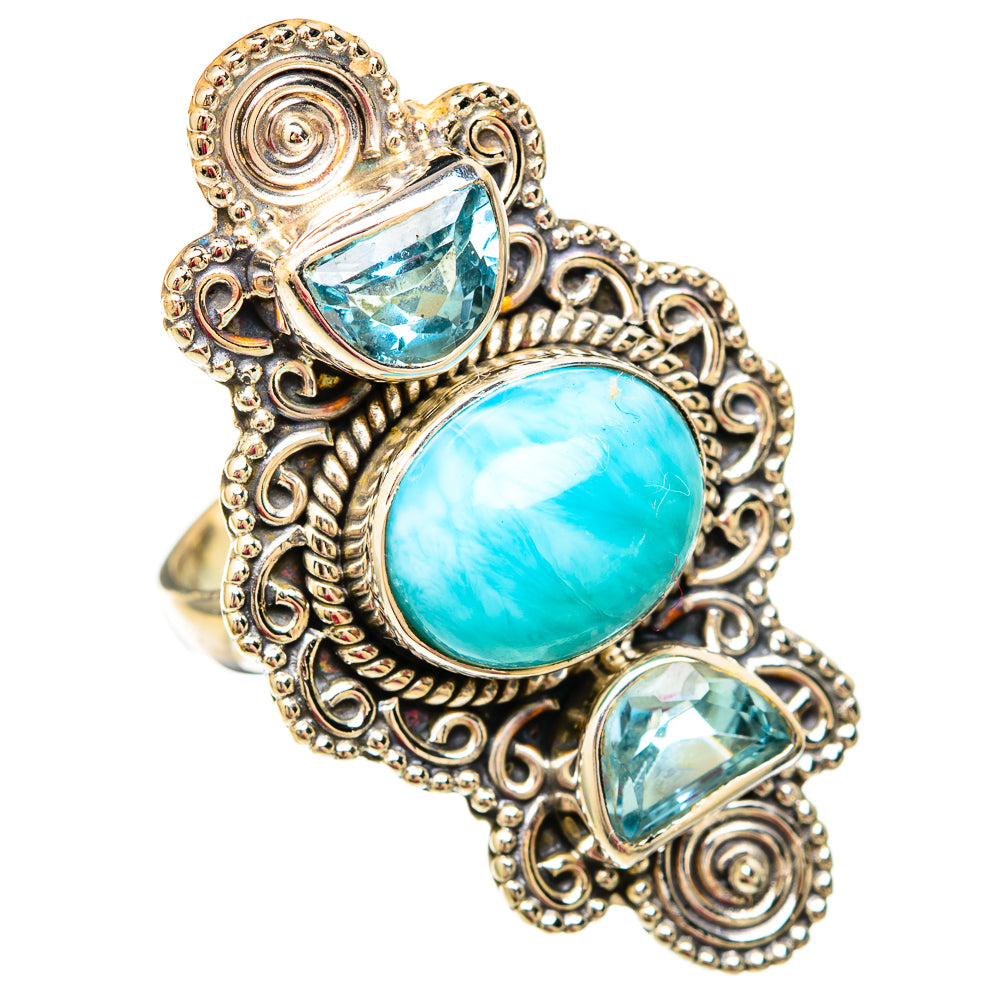 Larimar Rings handcrafted by Anasilvercos - RING103906 - Photo 2