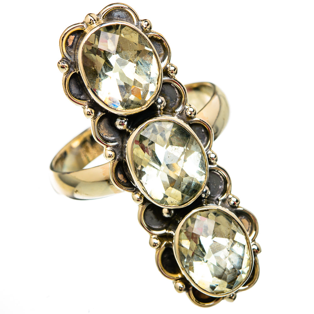 Green Amethyst Rings handcrafted by Anasilvercos - RING103909 - Photo 2