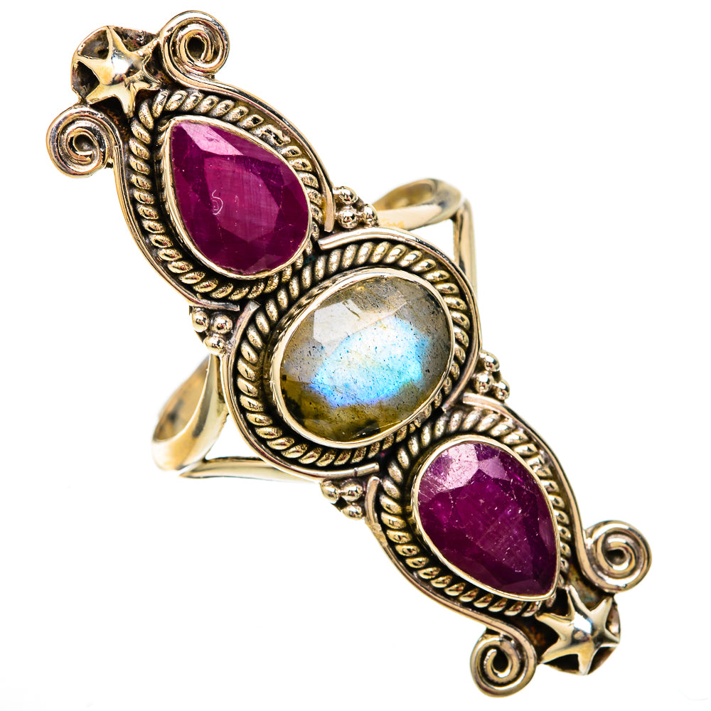 Labradorite Rings handcrafted by Anasilvercos - RING103917 - Photo 2