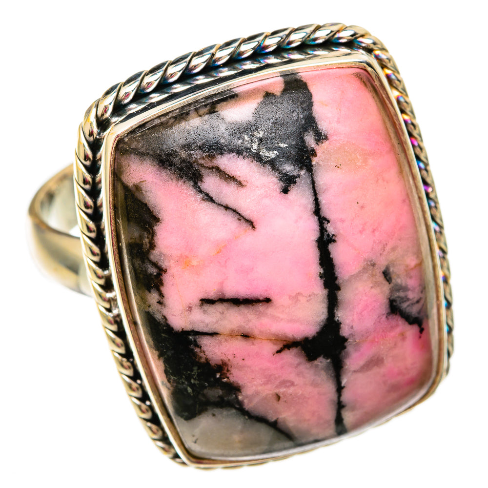 Rhodonite Rings handcrafted by Anasilvercos - RING103918 - Photo 2