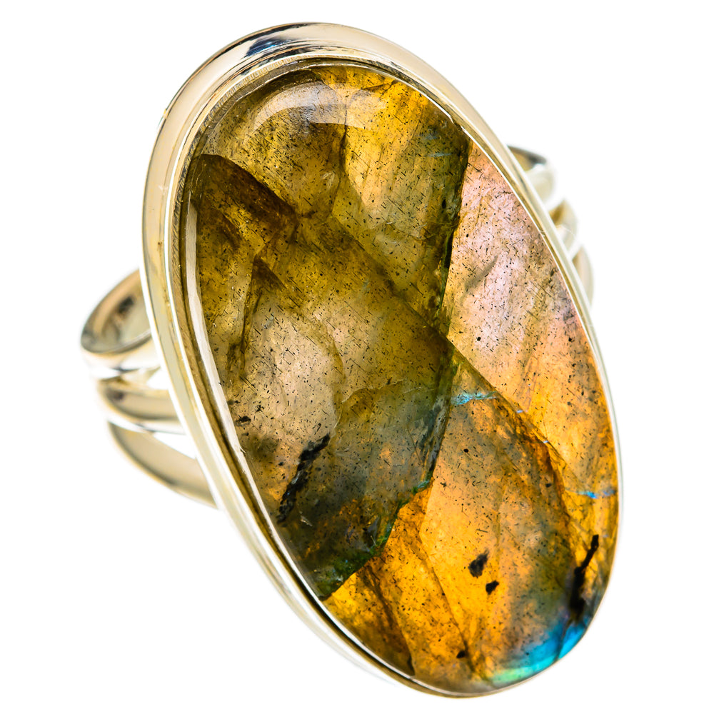 Labradorite Rings handcrafted by Anasilvercos - RING103933 - Photo 2