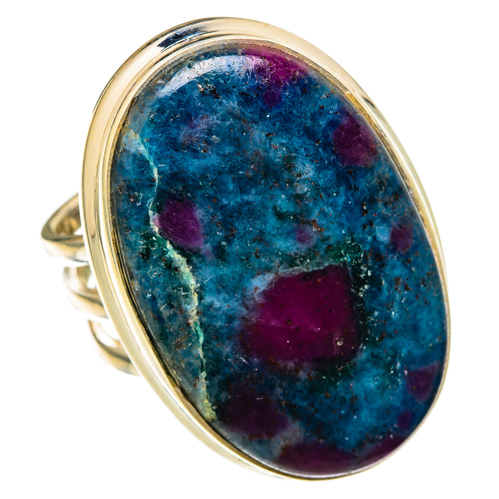 Ruby Fuchsite Rings handcrafted by Anasilvercos - RING103942