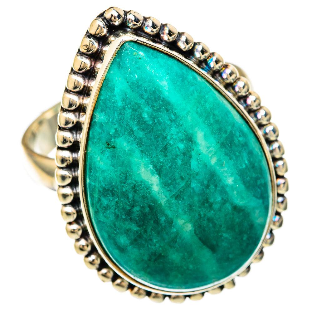 Amazonite Rings handcrafted by Anasilvercos - RING103944 - Photo 2