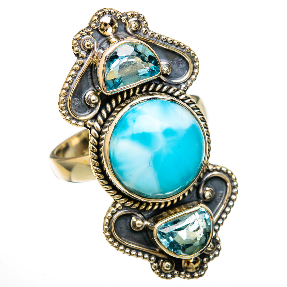 Larimar Rings handcrafted by Anasilvercos - RING103962 - Photo 2