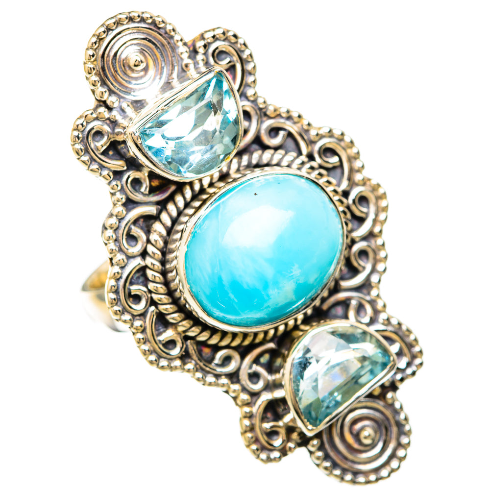 Larimar Rings handcrafted by Anasilvercos - RING103966 - Photo 2