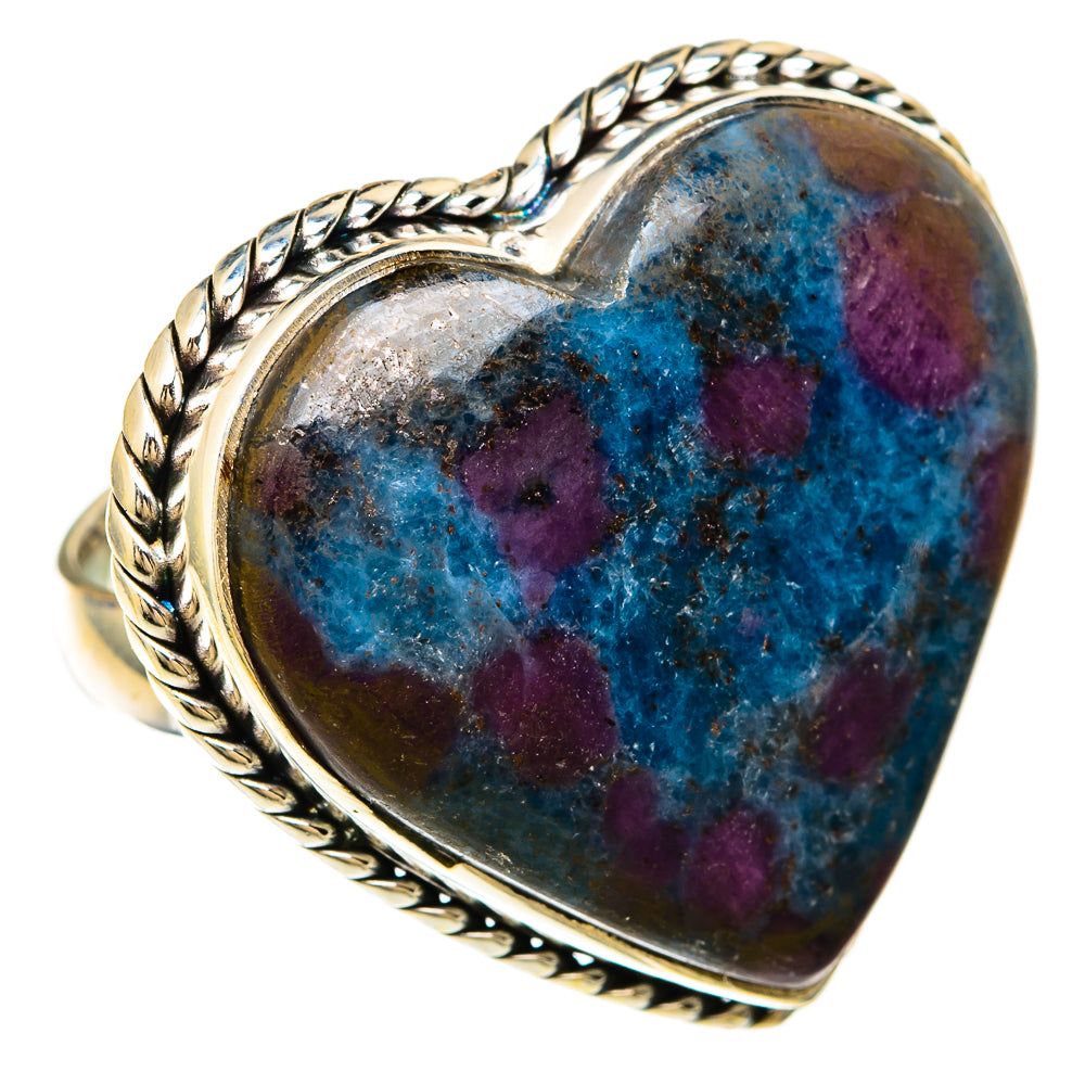 Ruby Fuchsite Rings handcrafted by Anasilvercos - RING103987