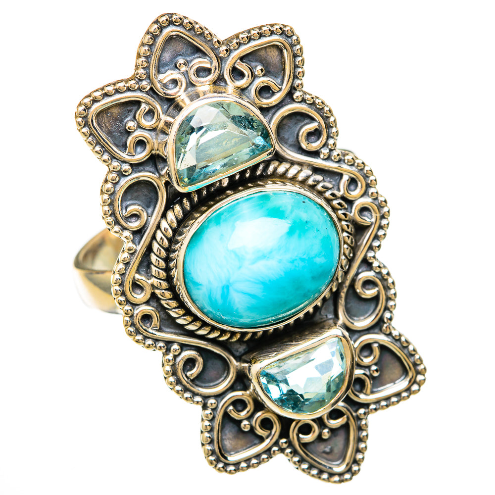 Larimar Rings handcrafted by Anasilvercos - RING104031 - Photo 2