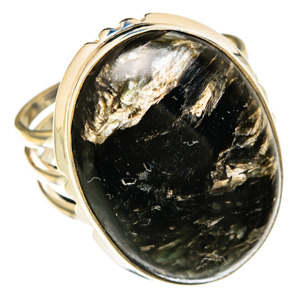 Seraphinite Rings handcrafted by Anasilvercos - RING104035 - Photo 2