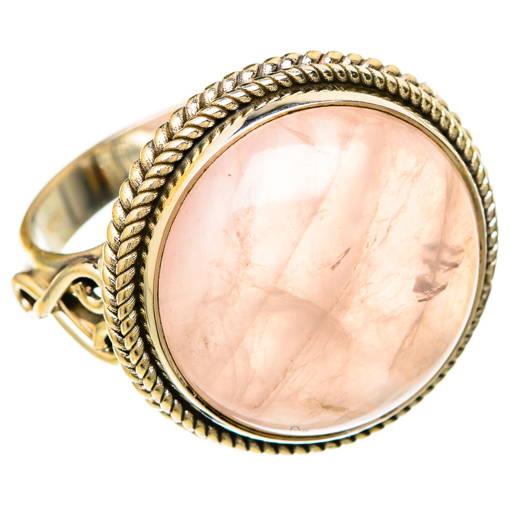 Rose Quartz Rings handcrafted by Anasilvercos - RING104041 - Photo 2