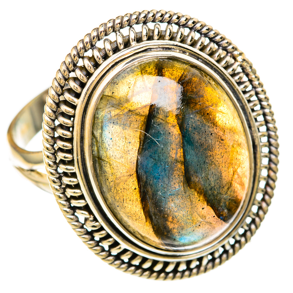 Labradorite Rings handcrafted by Anasilvercos - RING104046 - Photo 2