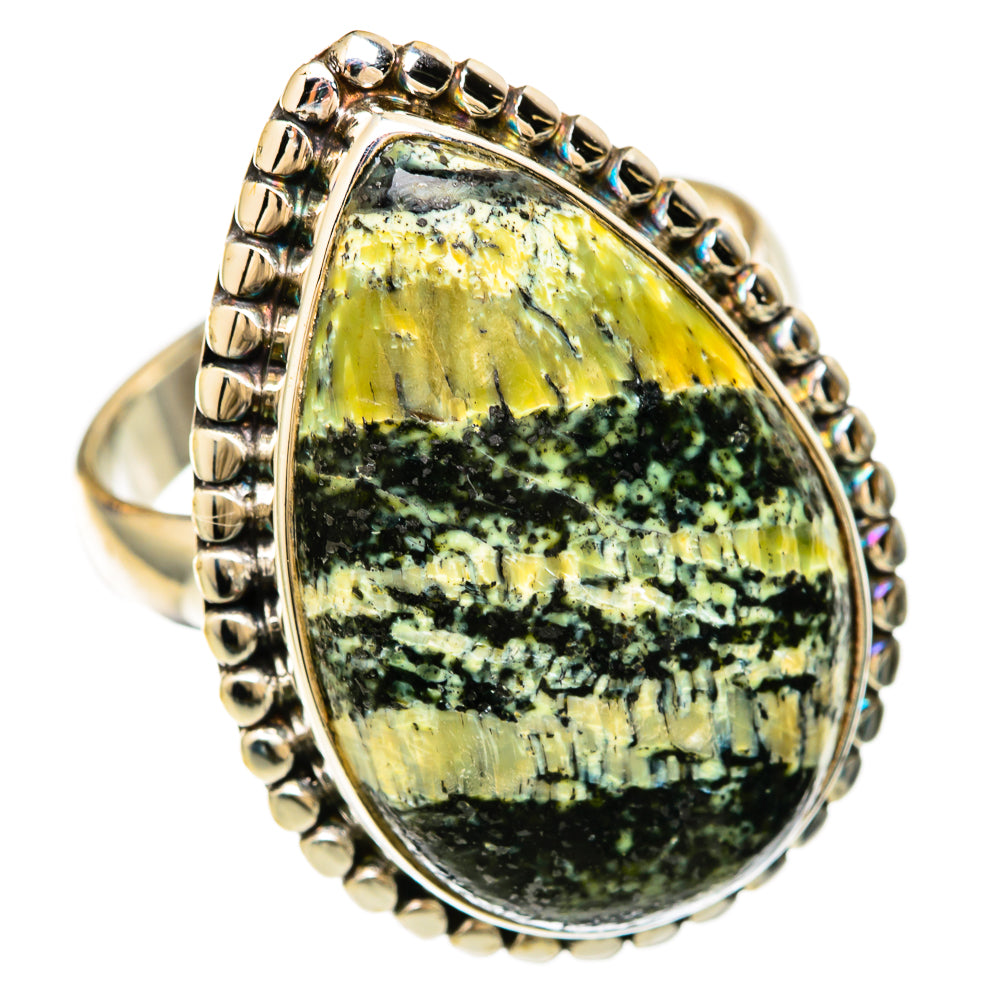 Lizard Jasper Rings handcrafted by Anasilvercos - RING104068 - Photo 2