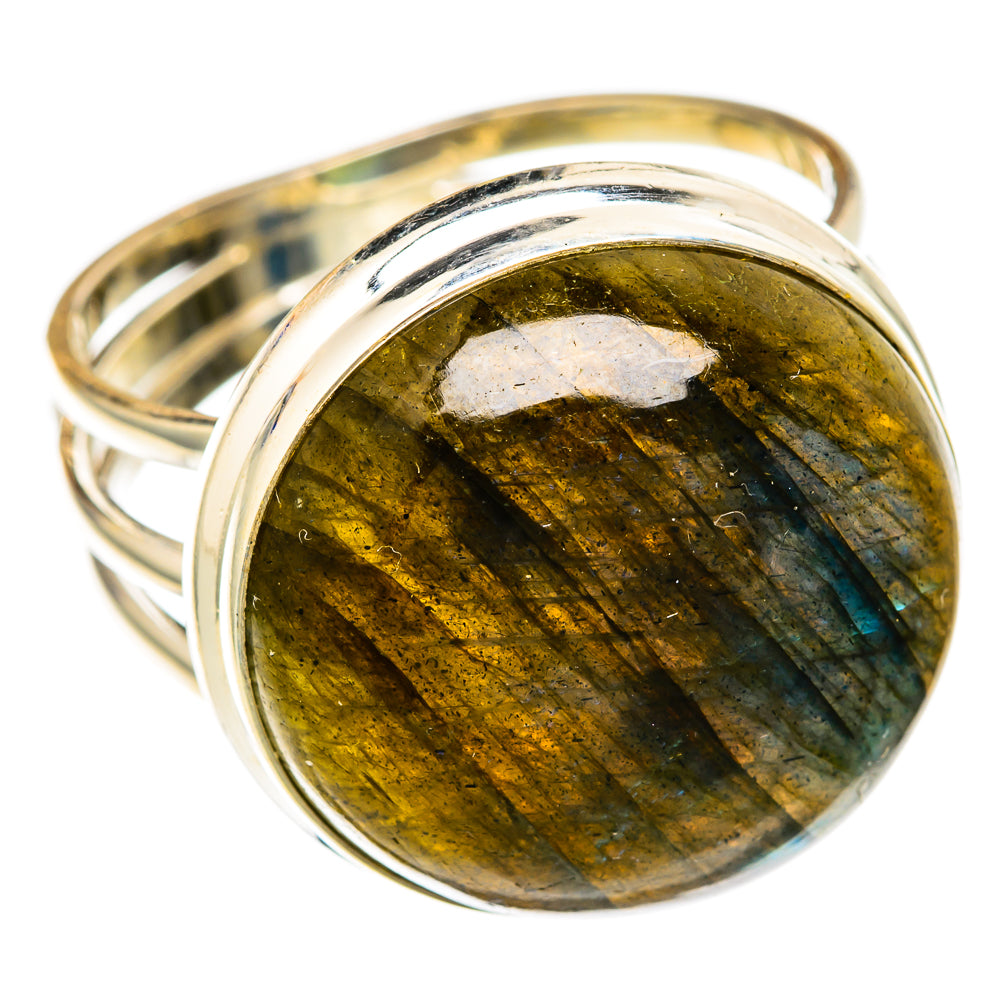 Labradorite Rings handcrafted by Anasilvercos - RING104080 - Photo 2