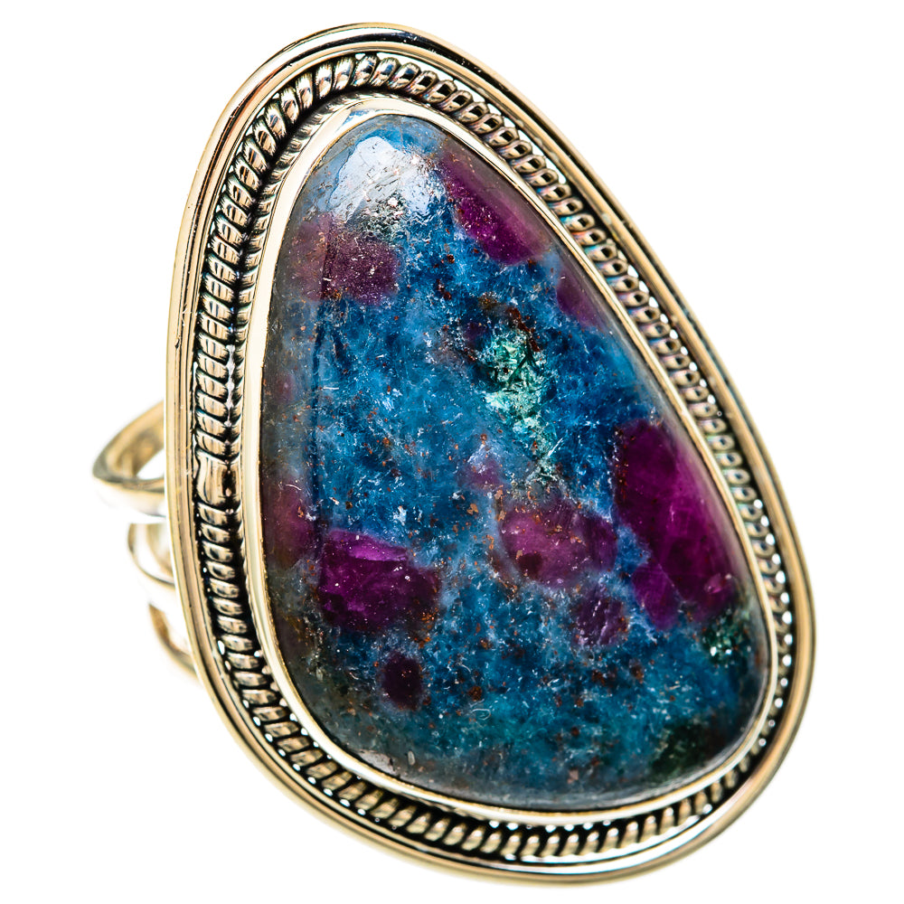 Ruby Fuchsite Rings handcrafted by Anasilvercos - RING104083 - Photo 2