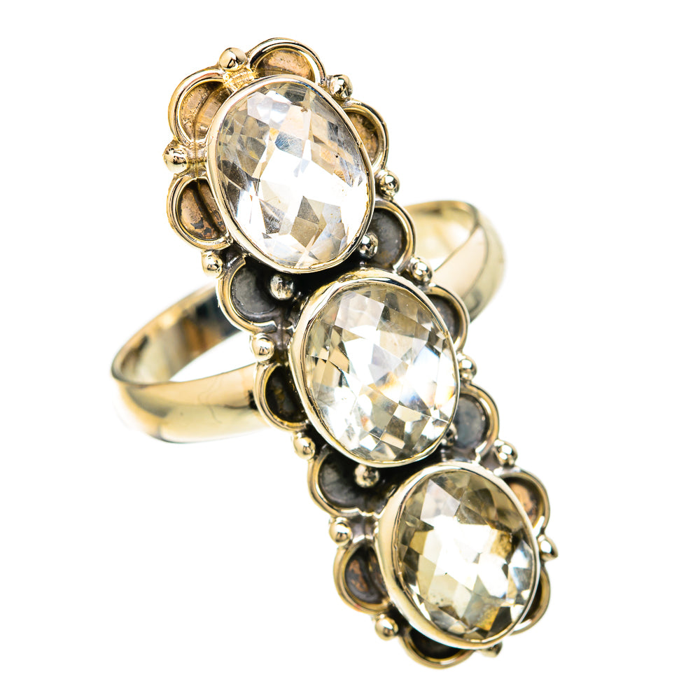 Green Amethyst Rings handcrafted by Anasilvercos - RING104087 - Photo 2