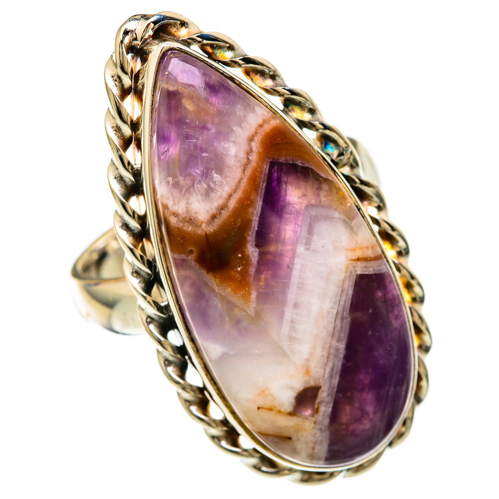 Chevron Amethyst Rings handcrafted by Anasilvercos - RING104090 - Photo 2
