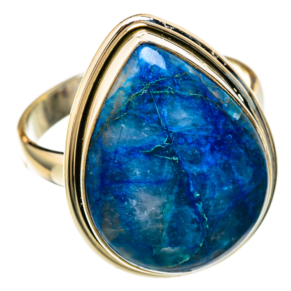 Chrysocolla In Quartz Rings handcrafted by Anasilvercos - RING104094 - Photo 2