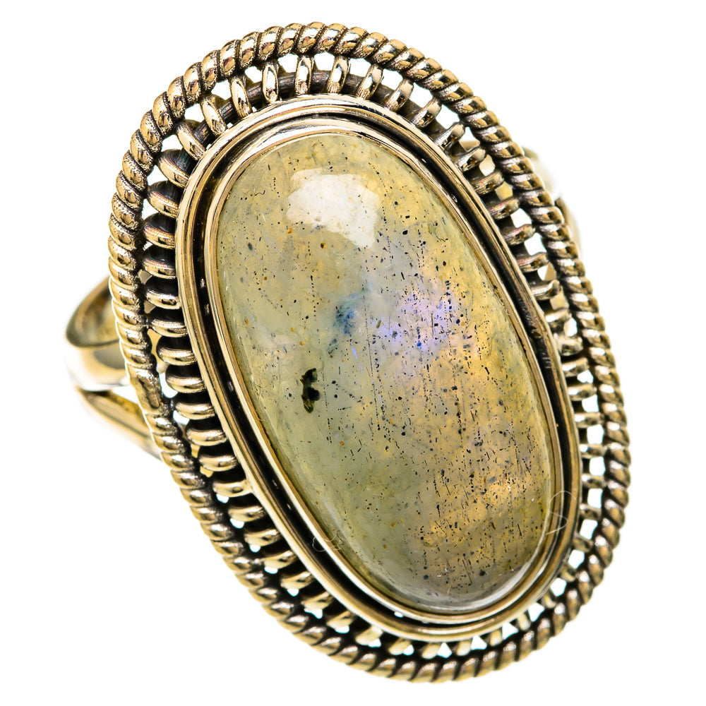 Labradorite Rings handcrafted by Anasilvercos - RING104104 - Photo 2