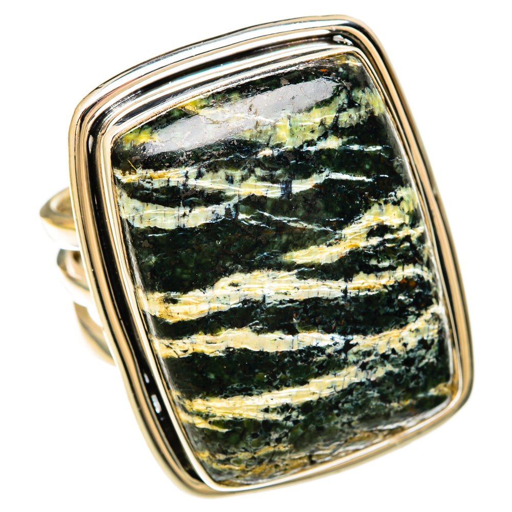 Lizard Jasper Rings handcrafted by Anasilvercos - RING104113 - Photo 2