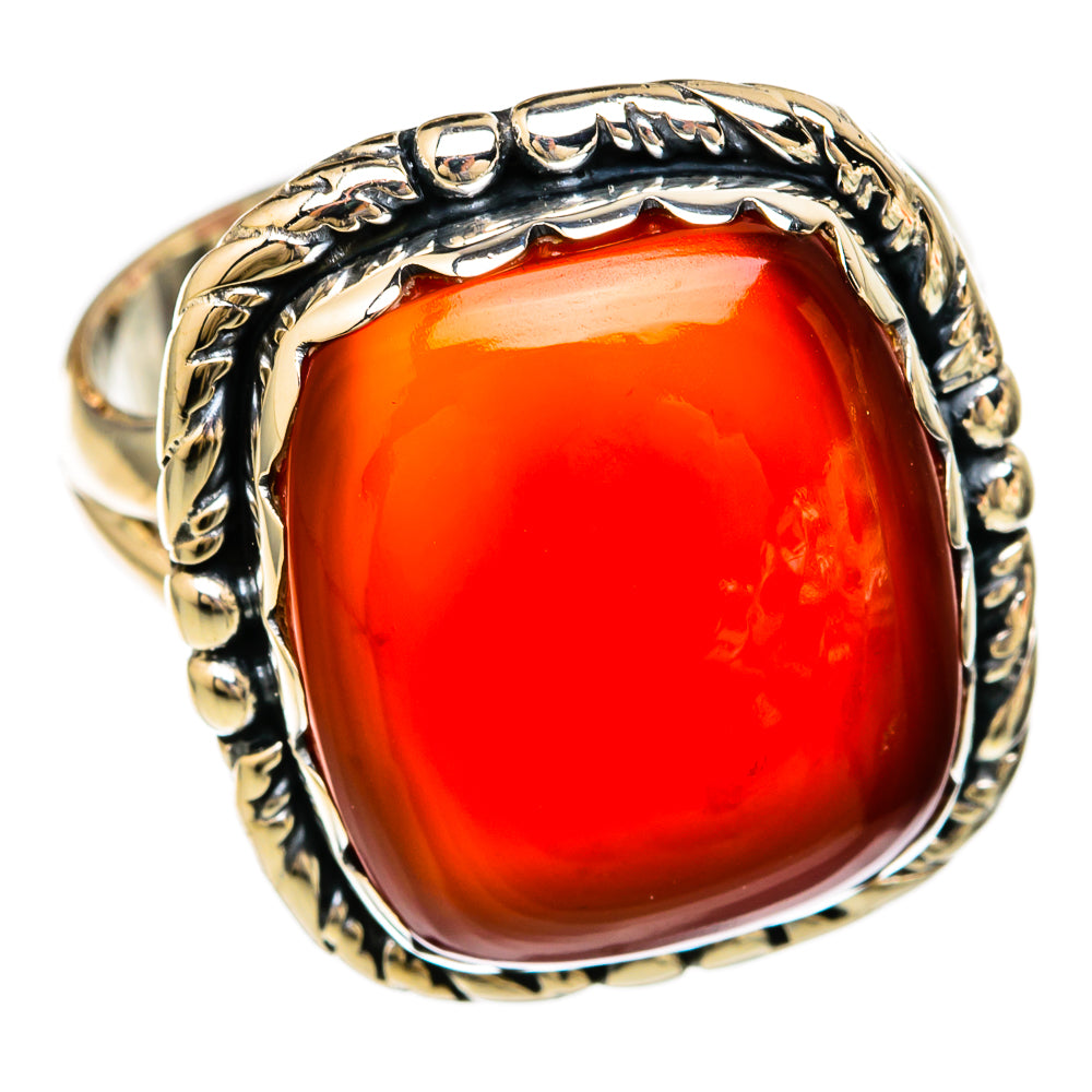 Red Onyx Rings handcrafted by Anasilvercos - RING104152 - Photo 2