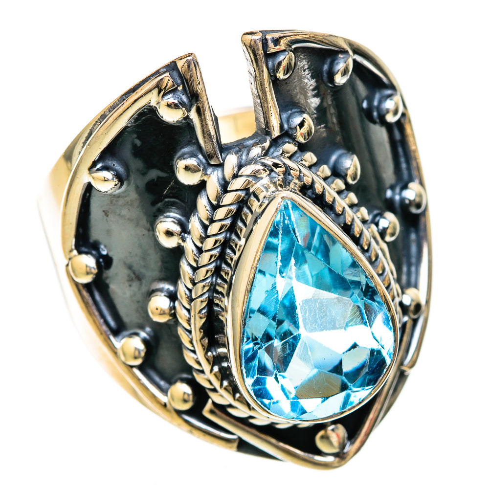 Blue Topaz Rings handcrafted by Anasilvercos - RING104169 - Photo 2