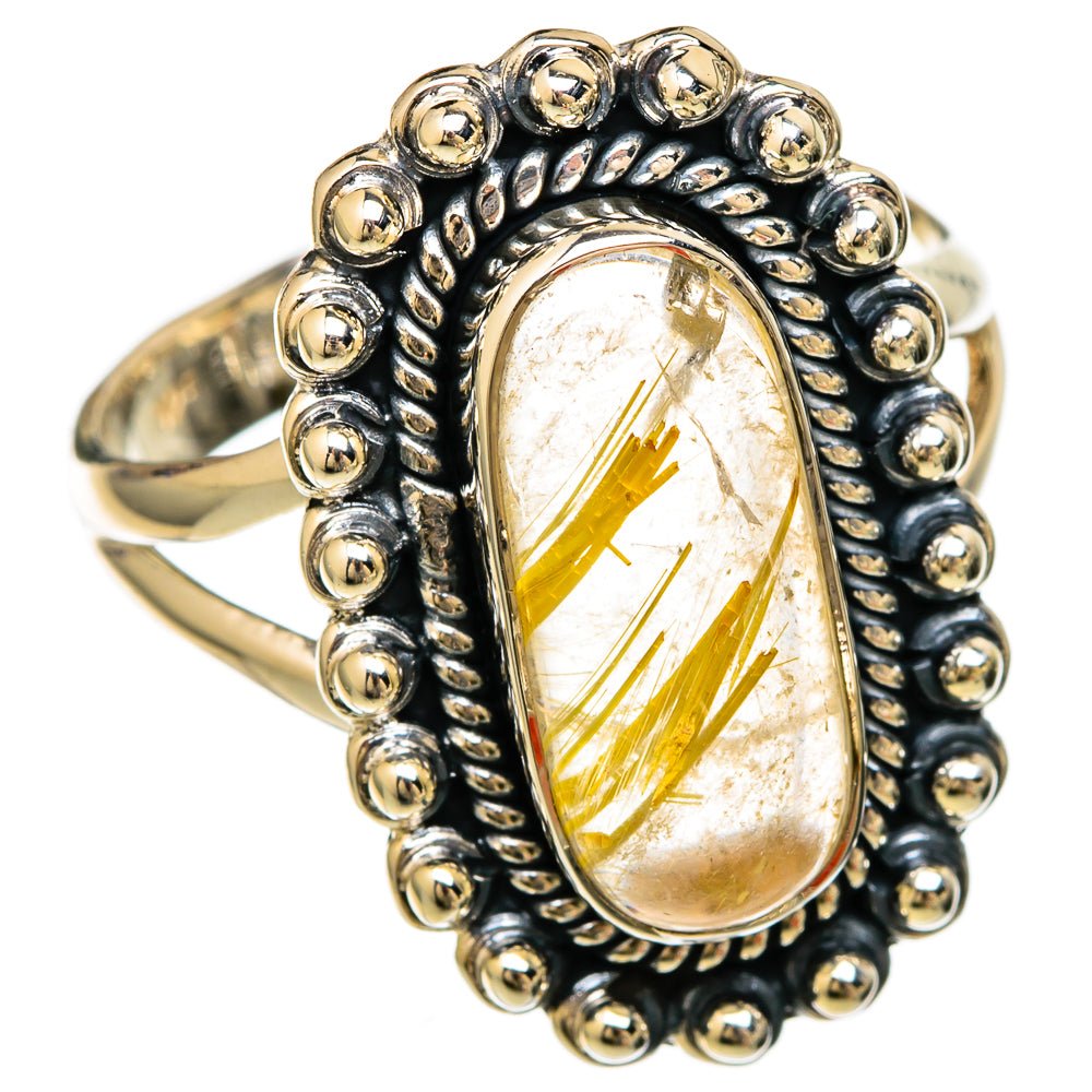 Rutilated Quartz Rings handcrafted by Anasilvercos - RING104181 - Photo 2