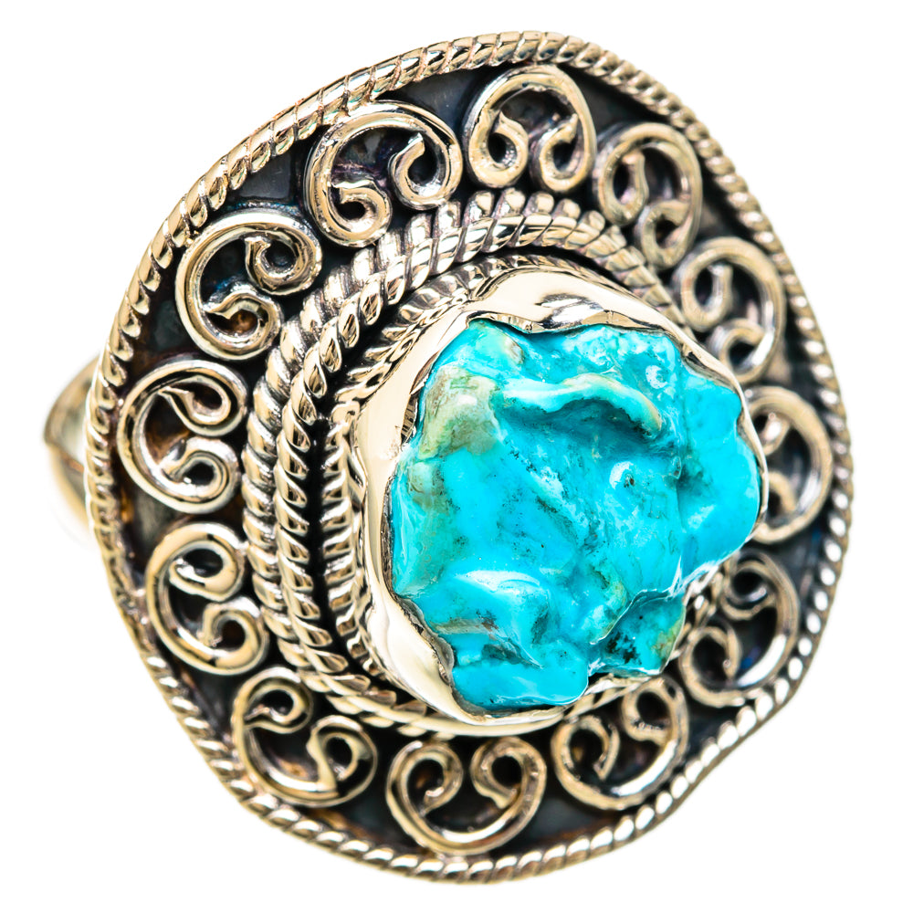 Chrysocolla Rings handcrafted by Anasilvercos - RING104191 - Photo 2