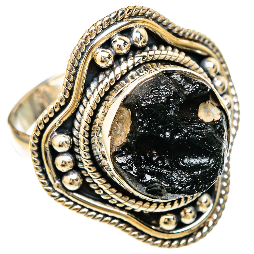 Tektite Rings handcrafted by Anasilvercos - RING104201 - Photo 2