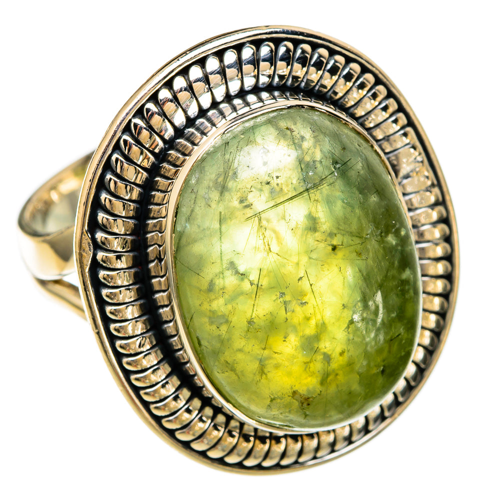 Prehnite Rings handcrafted by Anasilvercos - RING104236 - Photo 2