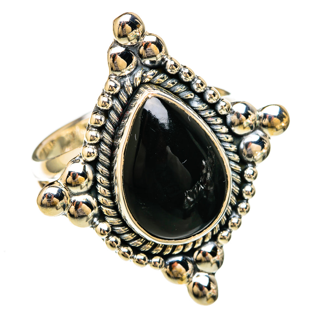 Black Onyx Rings handcrafted by Anasilvercos - RING104253 - Photo 2