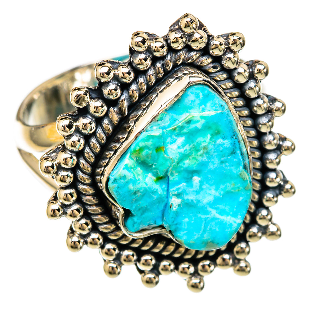 Chrysocolla Rings handcrafted by Anasilvercos - RING104255 - Photo 2