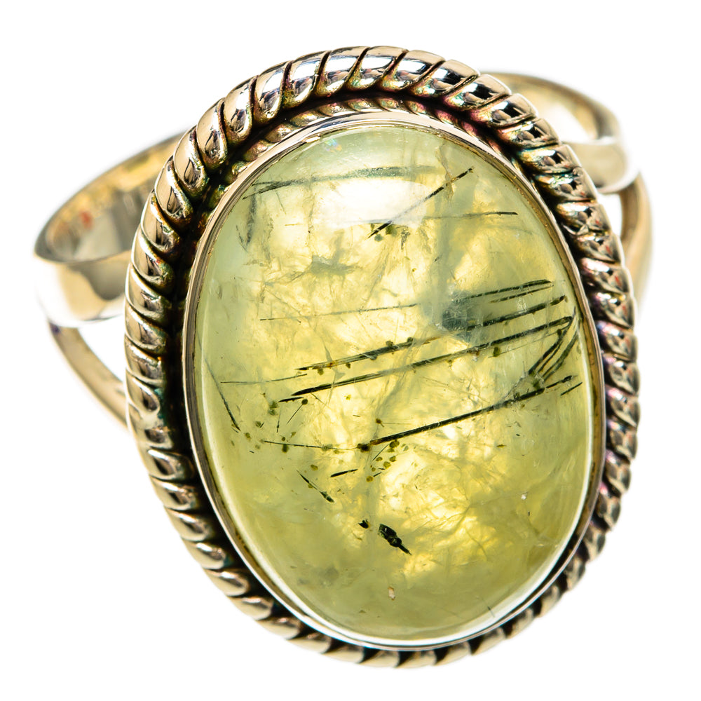 Prehnite Rings handcrafted by Anasilvercos - RING104261 - Photo 2