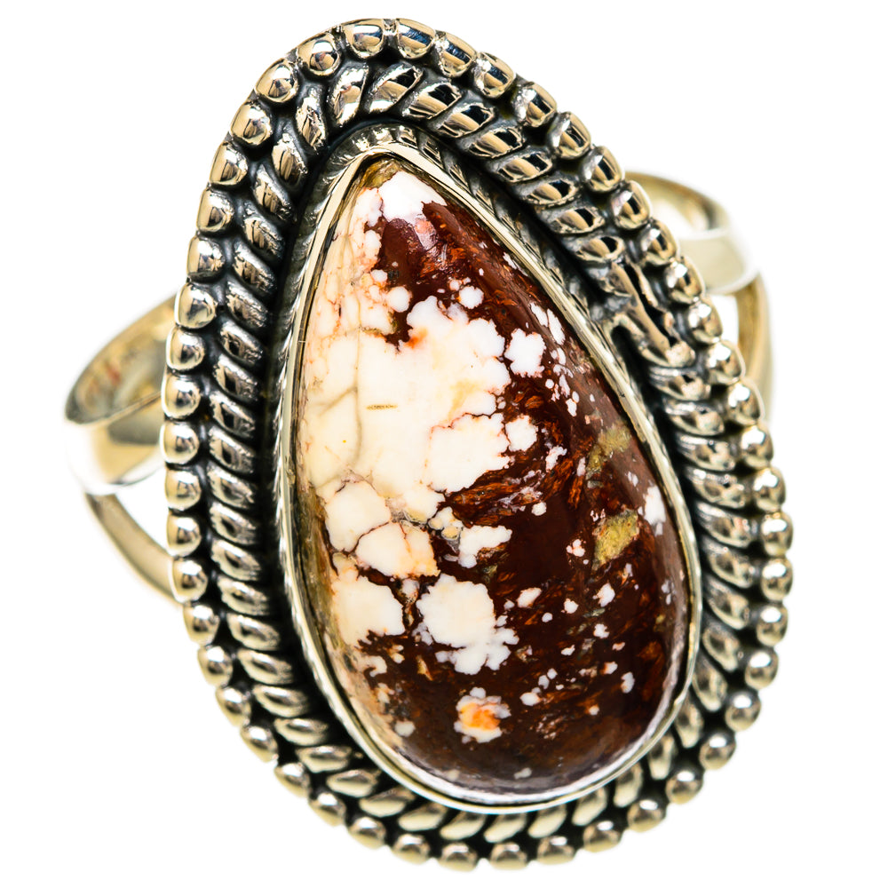 Wild Horse Jasper Rings handcrafted by Anasilvercos - RING104268 - Photo 2