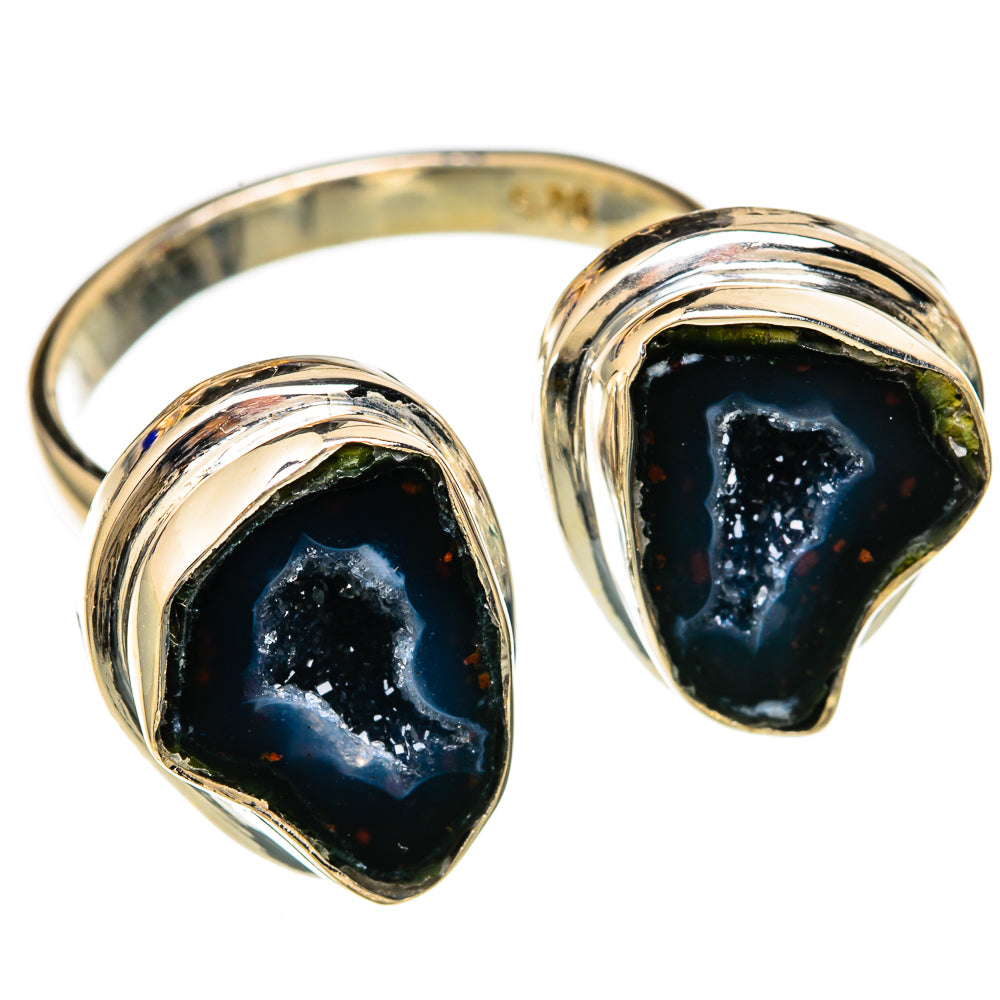 Coconut Geode Druzy Rings handcrafted by Anasilvercos - RING104275 - Photo 2