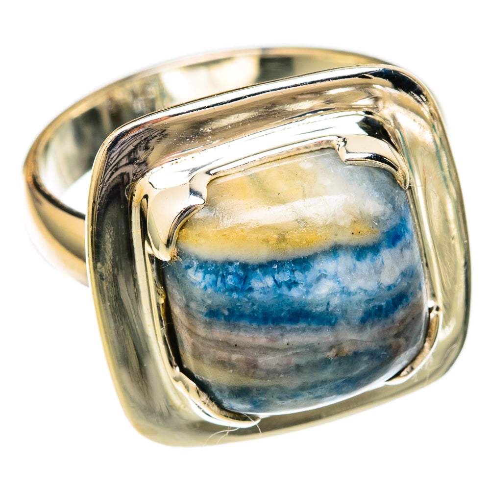 Blue Scheelite Rings handcrafted by Anasilvercos - RING104279 - Photo 2