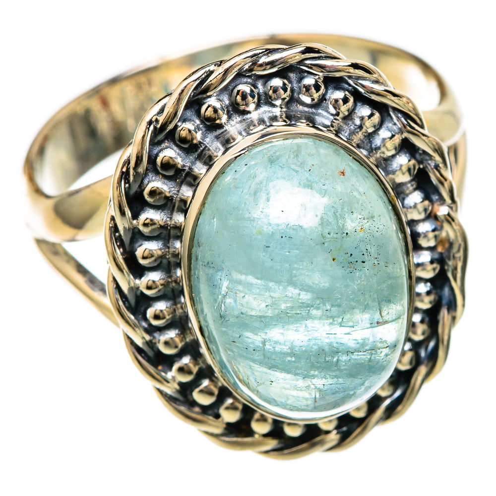 Aquamarine Rings handcrafted by Anasilvercos - RING104283 - Photo 2