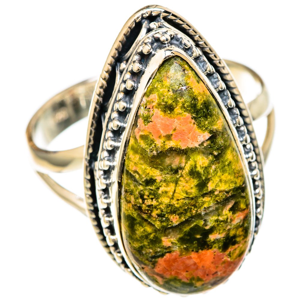 Unakite Rings handcrafted by Anasilvercos - RING104286 - Photo 2