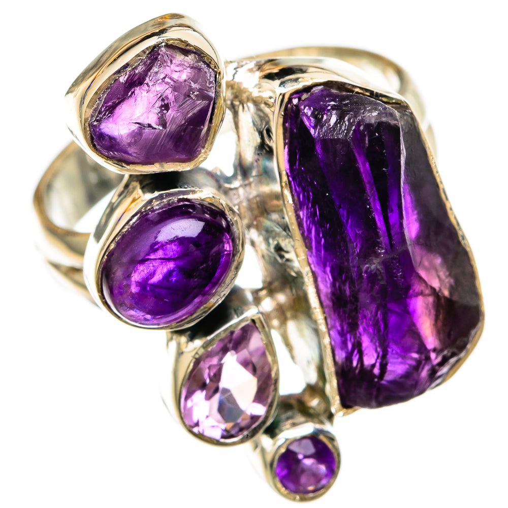 Amethyst Rings handcrafted by Anasilvercos - RING104292 - Photo 2