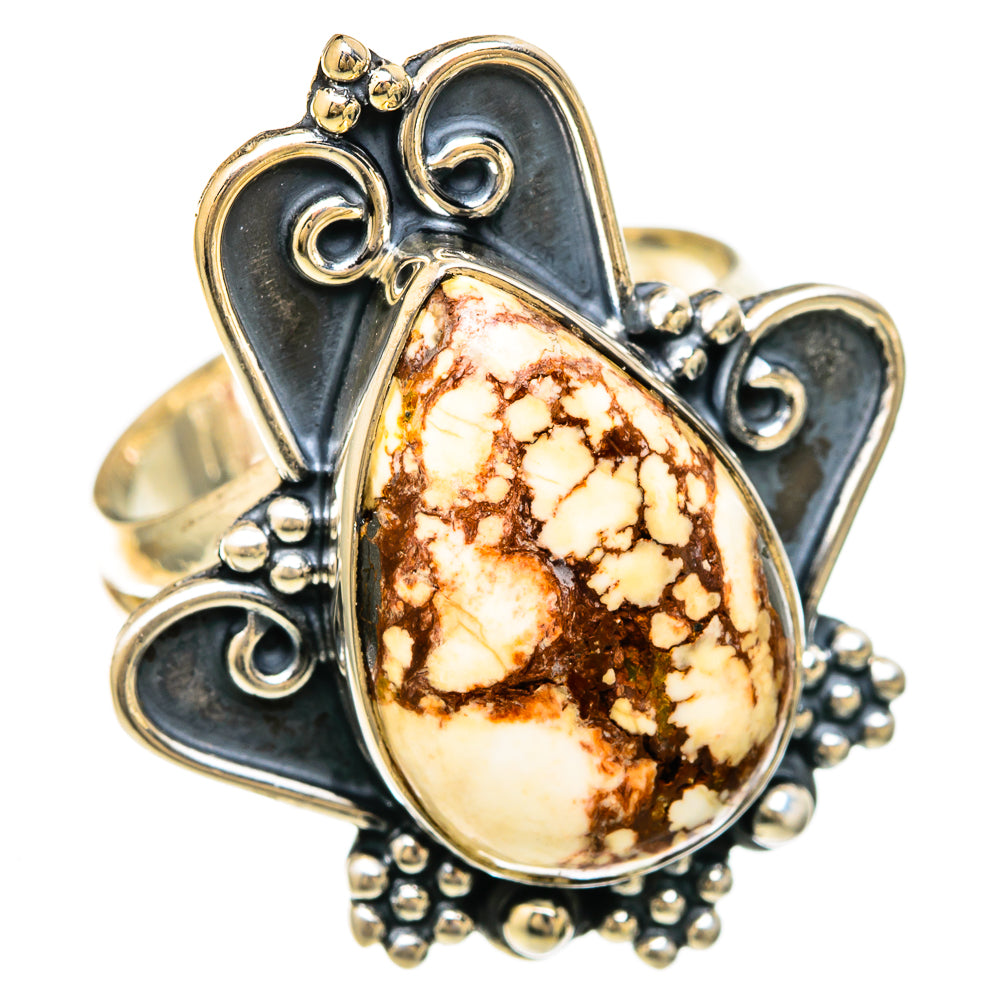 Wild Horse Jasper Rings handcrafted by Anasilvercos - RING104308 - Photo 2