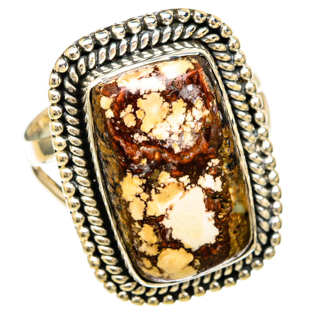 Wild Horse Jasper Rings handcrafted by Anasilvercos - RING104310 - Photo 2