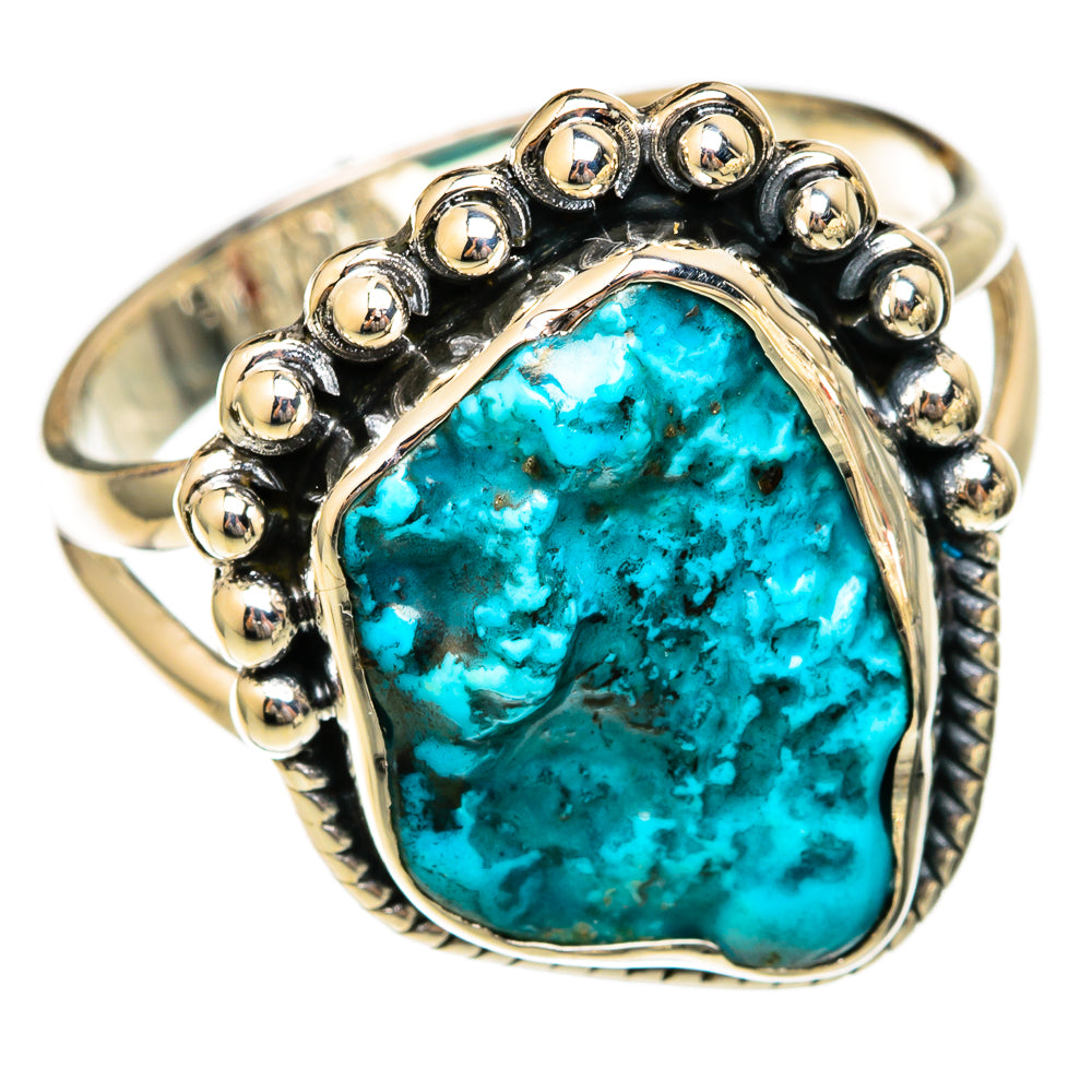 Chrysocolla Rings handcrafted by Anasilvercos - RING104333 - Photo 2