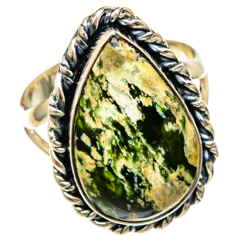 Rainforest Jasper Rings handcrafted by Anasilvercos - RING104337 - Photo 2