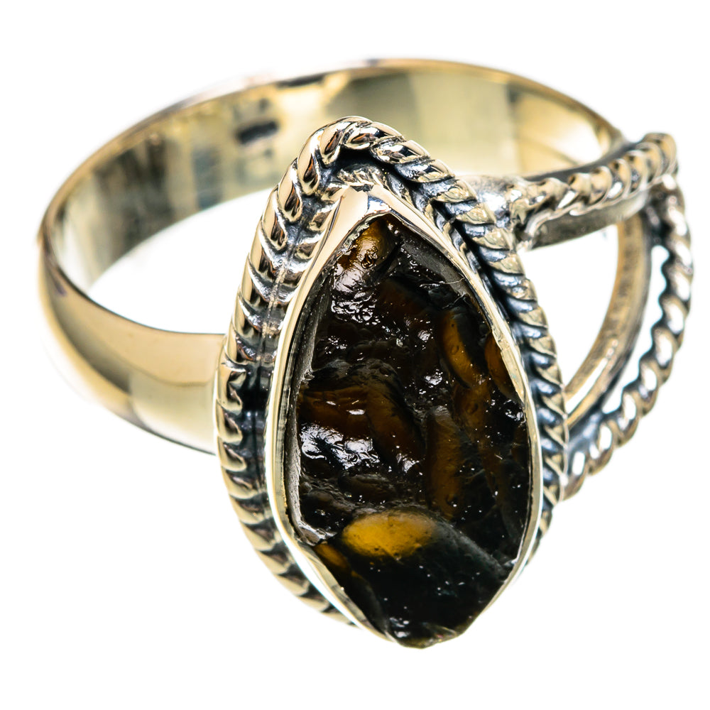 Tektite Rings handcrafted by Anasilvercos - RING104341 - Photo 2