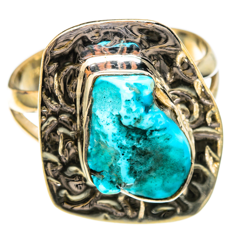 Chrysocolla Rings handcrafted by Anasilvercos - RING104342 - Photo 2