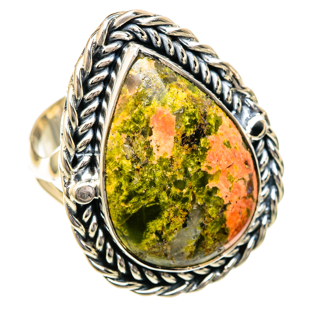 Unakite Rings handcrafted by Anasilvercos - RING104353 - Photo 2