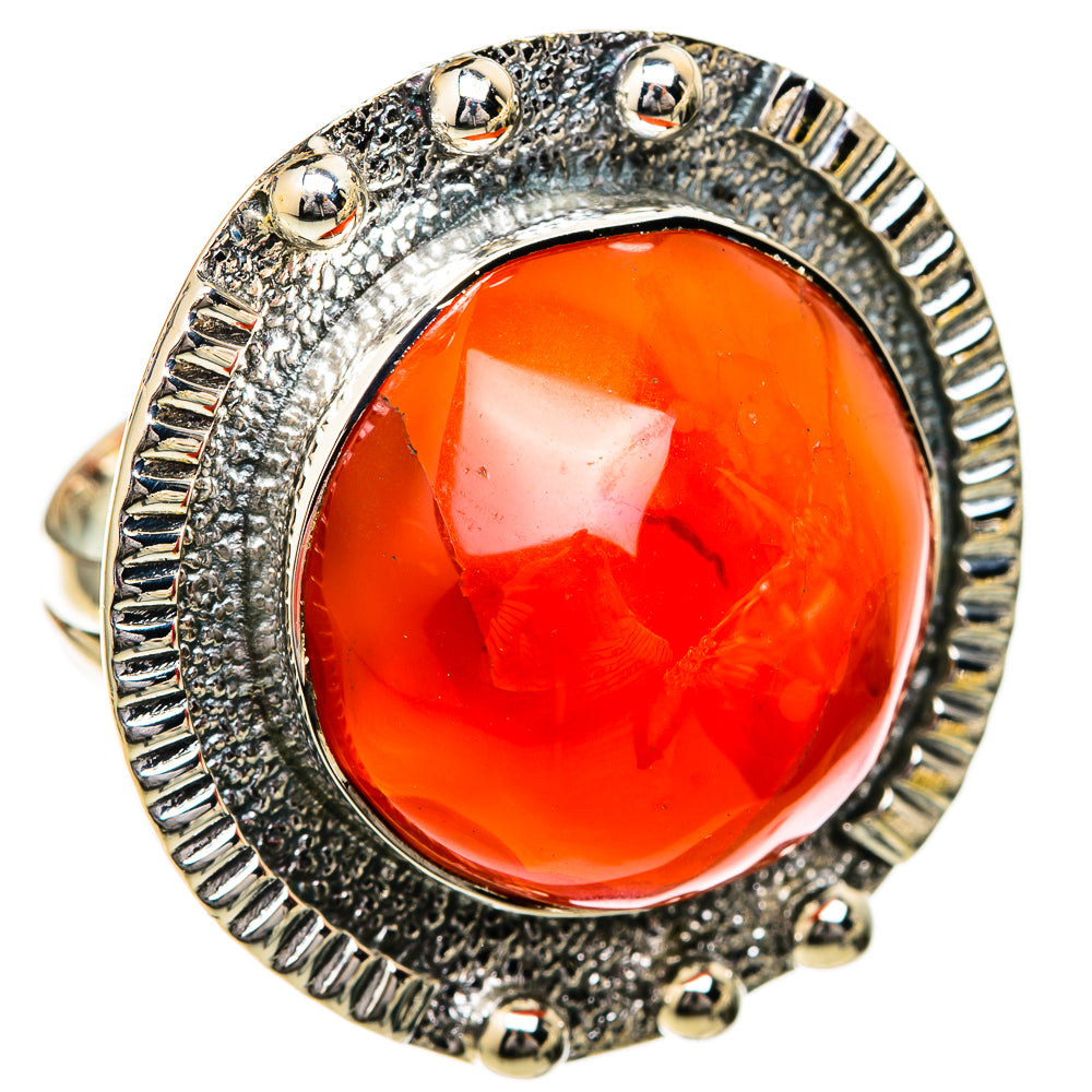 Carnelian Rings handcrafted by Anasilvercos - RING104360 - Photo 2